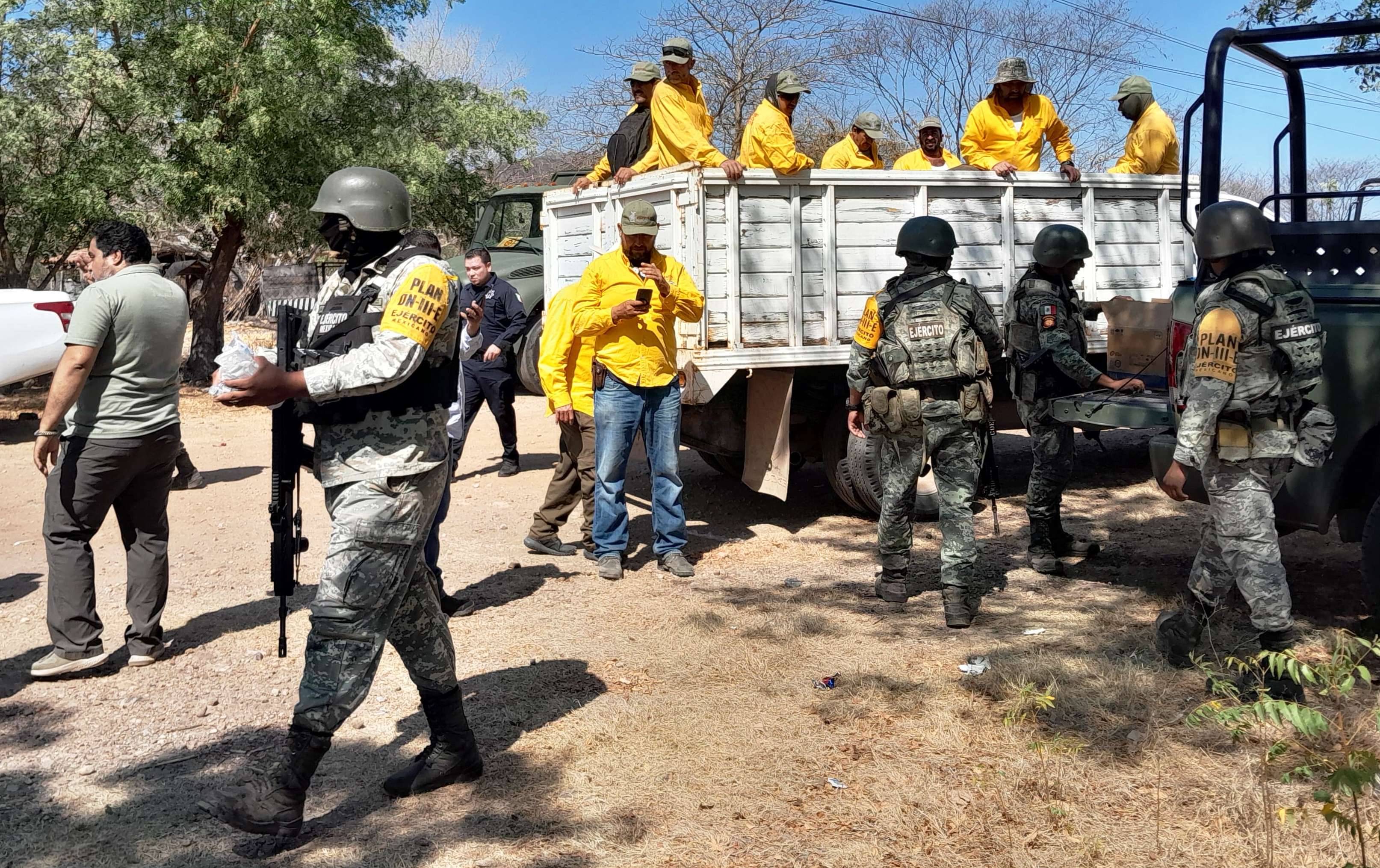 Incendios combaten