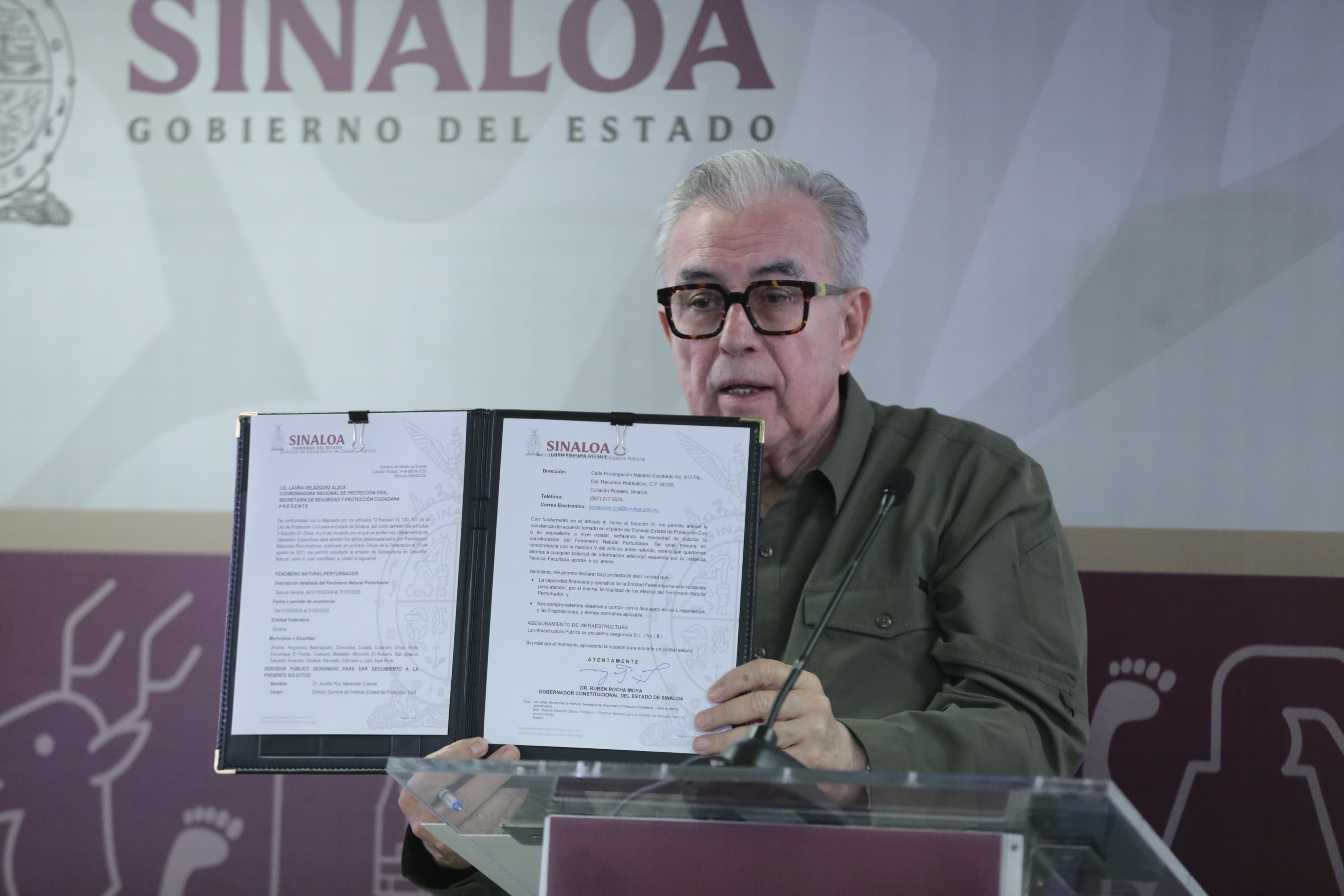 solicita declaratoria por sequia